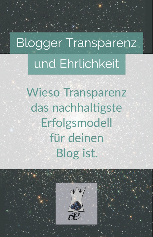 blogger transparenz