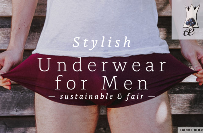 4 schöne, nachhaltige Unterhosen für Männer